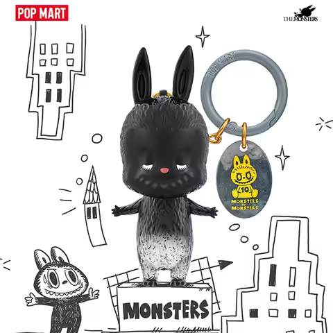 POPMART The Monsters 10Th Anniversary Series LABUBU Blind Box Guess Bag Desktop Decoration Cute Mode