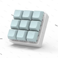 9 คีย์คีย์บอร์ดคีย์ของเล่นปาร์ตี้ความเครียดบรรเทา DIY Fidget ปุ่ม Keycap Fidget พวงกุญแจคีย์บอร์ดพวง