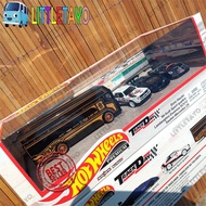 Hotwheels PREMIUM DIORAMA BOX TRACK DAY SET - LAMBORGHINI ESSENZA SCV12 SAUBER MERCEDES C9 84 AUDI S