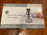 億世家 高速6刀碎肉攪拌噐 (玻璃 ) / ecHome High Speed 6 Blades Food Chopper MCG400 (Glass)