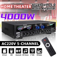 Sunbuck 4000W Home Theater Amplifier 5 Channel Bluetooth Home Power Amplifier Audio Stereo Amplifica