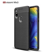 CASE XIAOMI MI MIX 3 AUTOFOCUS CARBON KULIT LEATHER ORIGINAL