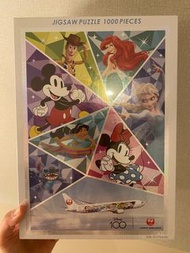 限量版日本航空JAL聯成Disney 1000塊拼圖 Puzzle