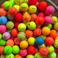 10 FULL COLOR GOLF BALLS 90-99% NEW USED GOLF BALLS