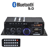 AK380Bluetooth Car Audio for Home Use12v High Power Car Amplifier Mini Small Amplifier