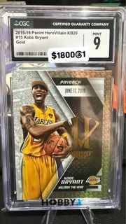 CGC 9 Kobe Bryant 金卡