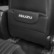 PU Leather Car Seat Back Cover Protector Anti Kick Pad For Isuzu Dmax Trooper Crosswind Mux Hilander