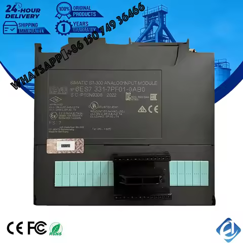 New Original 6ES7331-7PF01-0AB0 6ES7 331-7PF01-0AB0 S7-300 PLC Analog Input Module 1 I/O CE Communic