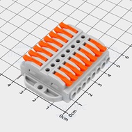 PCT-223A-8P Coupling, 8-Slot Screw Connector 32A 400V, Wire Size 0.08-4mm2 Smart Components