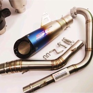 Imported EXHAUST SC PROJECT S1 HD BLUE FOR BYSON, R15 V2 V3 V4 MT 15 VIXION XABRE MEGA PRO GLPRO TIG
