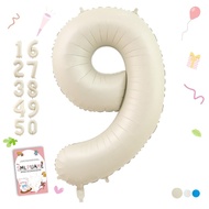 Number Balloon 40 Inches Large Birthday Balloon [Number 9] Number Balloon Birthday Balloon Decoratio