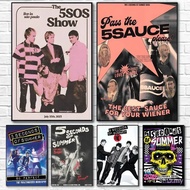 Band-d 5 Seconds Of Summer Poster Canvas painting poster with prints Home bedroom living room decora
