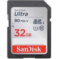 SanDisk 32GB Ultra SDHC UHS-I Memory Card - 90MB/s, C10, U1, Full HD, SD Card - SDSDUNR-032G-GN6IN