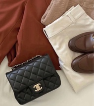 Chanel mini flap bag方胖子