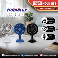 HOMELUX CIRCULATION TABLE FAN HTF-208PW KIPAS MEJA 8 INCH