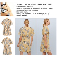 26347 Yellow Dress Yellow Floral Dress