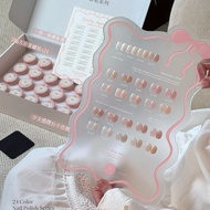 Rouni Nail Gel 80 สี แผ่นดินสีรุ้ง รุ่นใหม่ปี 2025 สำหรับร้านทำเล็บ แผ่นดินสีรุ้ง กล่องเครื่องมือสำห