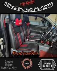 Sarung jok mobil hilux single cabin model terbaru 2022 bonus sarung stir / cover jok hilux / lapis j