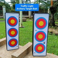 ARCHERY "TRAFFIC LIGHT" TARGET BUTT DIMENSION 80CM (H) X 25CM (L) X 10CM (W) + FREE VERTICAL 3 SPOT 
