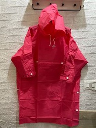 a la sha全罩式雨衣（桃紅色）絕版