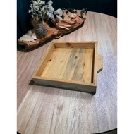 Teak wood tray 28x28cm / 25x40cm
