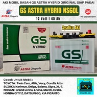 Aki NS60L GS Hybrid (GrandLivina 1.8L,Aerio,Karimun Estilo,Baleno)