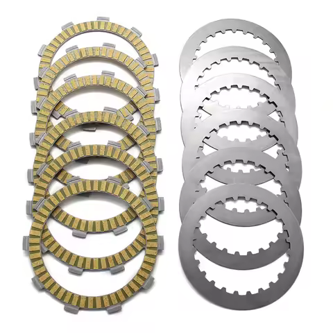 Motorcycle Clutch Plates For Honda CR125 RD/RE AX-1 NX250 R/R3 J/K/L MD21 2L/M/P/2P XL250 Degree OEM