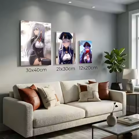 86 -Eighty Six m-Mecha Anime Painting Calligraphy High-definition framed oil painting for bedroom ca
