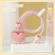 Love Set Charger Protector Set Charger Case Cable Protector for iP20W Charger for ip 11/iP 12 / iP 1