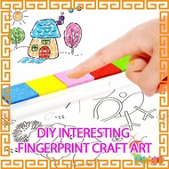 🇸🇬SG INSTOCK🇸🇬 DIY Interesting Fingerprint Craft Art/Children Art and Craft/toddler/child/EVA/art/sticker/sand art/