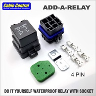 Cable Control Add-a-Relay waterproof relay with socket 4 Pin