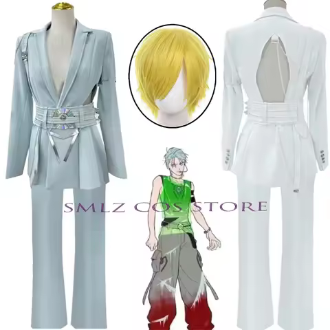R7 Till Luka Cosplay Anime Alien Stage Costume Round R7 Luka Wig Clothes Suit Halloween Party Outfit