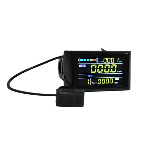 SW900 Colour Screen Ebike LCD Display 24V/36V/48V/60V/72V E-Bike LCD Meter Panel Display Ebike Acces