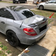 BigSale For Benz SLK Class R171 2005 - 2010 SLK200 SLK280 SLK300 SLK350 Rear Trunk Lip Carbon Fiber 