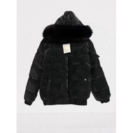 Áo khoác phao nam Áo phao béo nam bóng mũ lông in vân siêu đẹp dày dặn