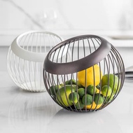 Iron Storage Fruit Plate Drain Basket Modern Home Storage Basket Nordic Style Fruit Plate Fruit Basket Kitchen Bar Supplies