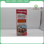 [Hàng nhập khẩu tem công ty] Feroglobin Liquid Lọ 200ml -Siro bổ máu bổ sung sắt cho bé