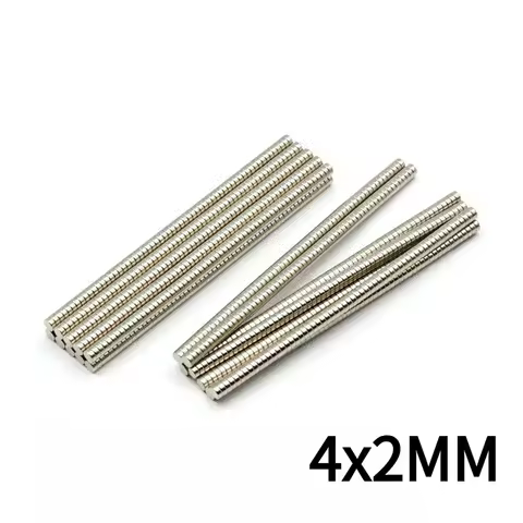 Round Magnet 4x2mm Fridge Magnet Used Repeatedly Organize Small Parts Imanes Versatile Application R