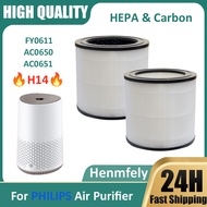 FY0611 Replacement HEPA Filter For Philips AC0650 AC0651 Air Purifier Spare Parts Filter FY0611/30