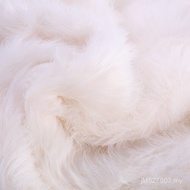 White Plush Faux Fur Blanket - Soft & Cozy