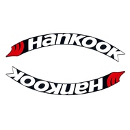 Hankook สติกเกอร์ยางติดล้อรถยนต์สติกเกอร์ตกแต่งลายตัวอักษรยางสยาม3D