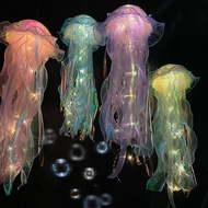 Night Market Jellyfish Lantern Finished Product Luminous Toy Portable Night Light Atmosphere Ornamen
