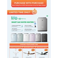 (Free installation t&c) City energy Life smart gas water heater L10WFE
