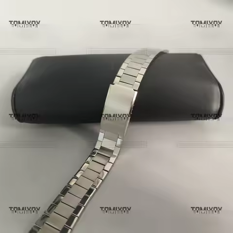 Flat End 20MM Oyster Vintage Style Bracelet Stainless Steel Strap Fit For SEIKO TISSOT CASIO OMEGA T