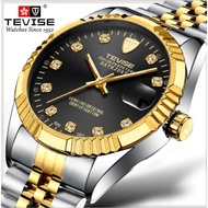 TEVISE Automatic Mechanical 3ATM Men's Wrist Watch In Water Resistant Steel 629-001