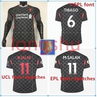 player version 2020-2021  Liverpool third black soccer jersey shirt S-4XL