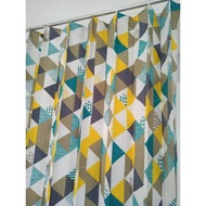 Gorden motif piramid gorden import gorden tebal gorden pengait model plisket