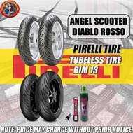 PIRELLI ANGEL SCOOTER / DIABLO ROSSO SCOOTER TUBELESS TIRE RIM 13