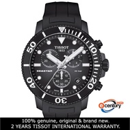 Tissot T120.417.37.051.02 Men's Quartz Seastar 1000 Chronograph Black Rubber Strap Watch
