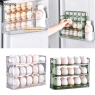 BLING Egg Refrigerator Storage Box Reversible 3 Layers 30 Egg Home-Kitchen Egg Tray